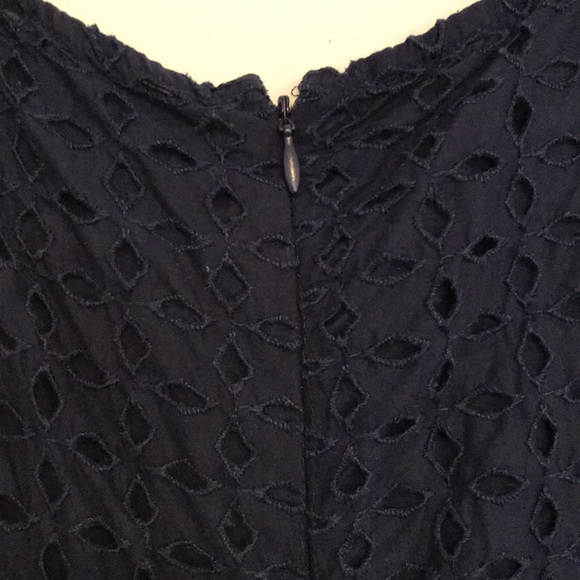 Navy eyelet dress - Picture 4 of 6